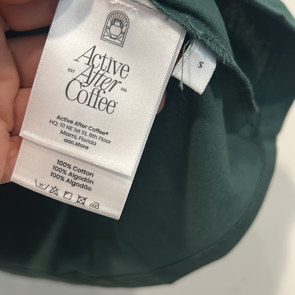 Active After Coffee AAC Success Hunter Green Graphic Tee small men’s / unisex - Picture 6 of 8